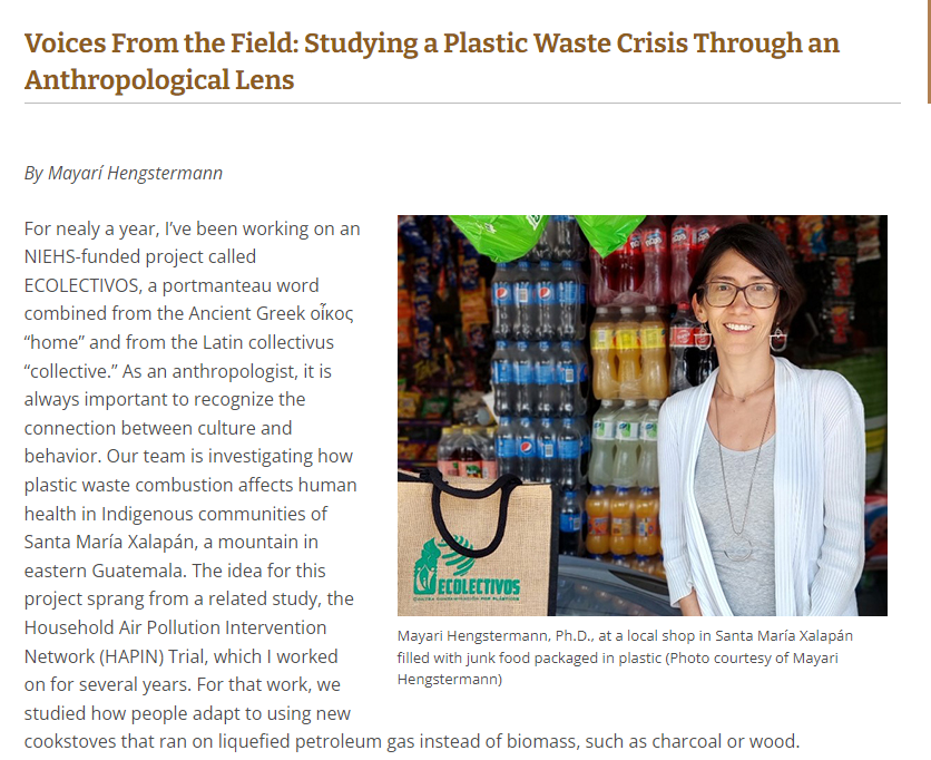 Voices From the Field: Studying a Plastic Waste Crisis Through an Anthropological Lens