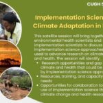 CUGH Satellite Session Implementation Science for Climate Adaptation in LMICs